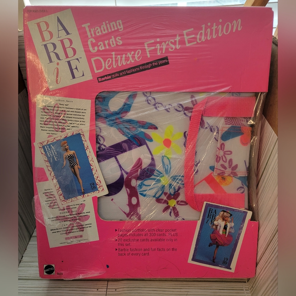 1990 Barbie Trading Cards Deluxe First Edition #5533 Sealed Mattel 320 Cards